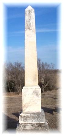 Combs Family Tombstone - Sheridan Cemetery