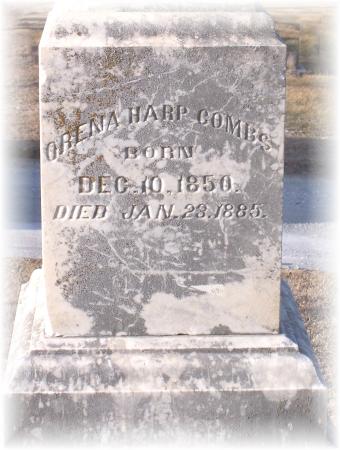 Orena Harp Combs - Sheridan Cemetery