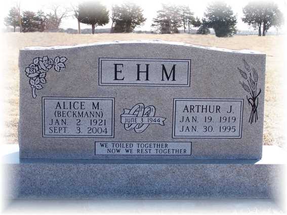 Buried - Fairview Cemetery - Phillipsburg, Kansas