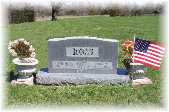 Buried - Sheridan Cemetery - Auburn, Nebraska